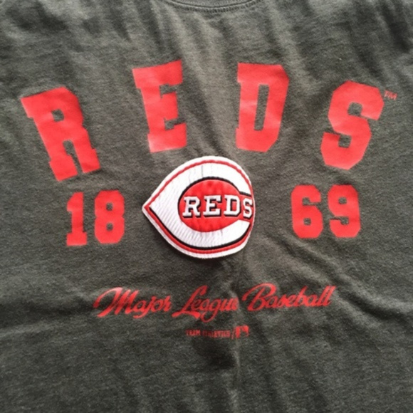 Kids Boys Large 12/14 Cincinnati Reds T-Shirt - Picture 2 of 4